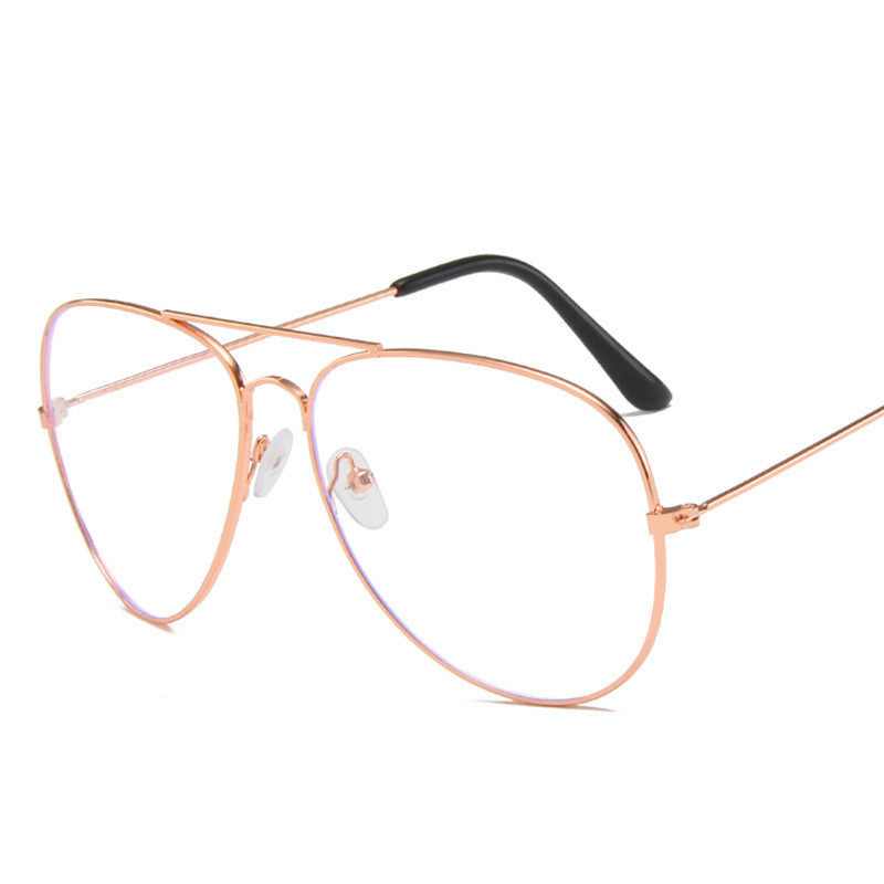 Lunettes anti-lumière bleue à monture métal – coloris or