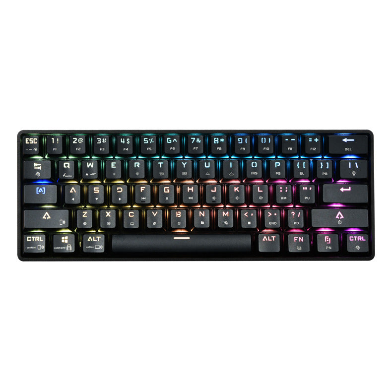 Clavier mécanique sans fil Bluetooth avec touches PBT colorées