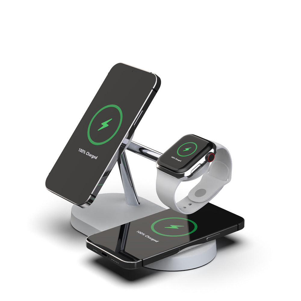 Chargeur magnétique sans fil 5-en-1 pour iPhone, Apple Watch et AirPods