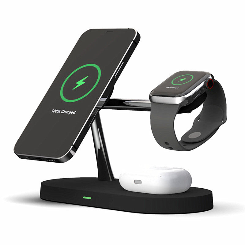 Chargeur magnétique sans fil 5-en-1 pour iPhone, Apple Watch et AirPods