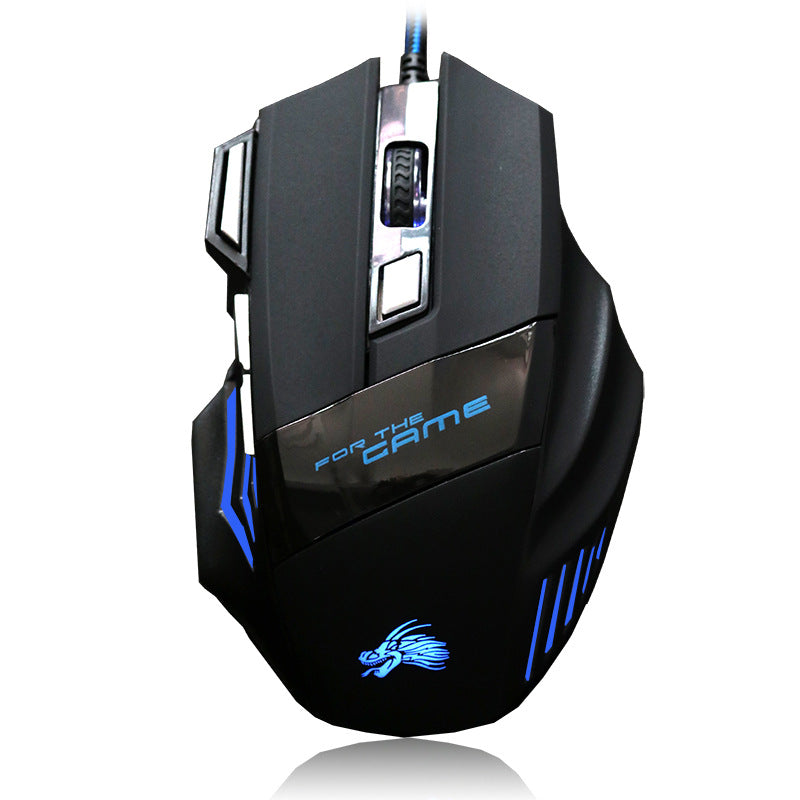 Souris gaming filaire RGB à 7 boutons programmables