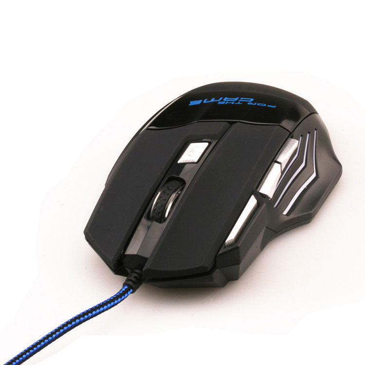 Souris gaming filaire RGB à 7 boutons programmables
