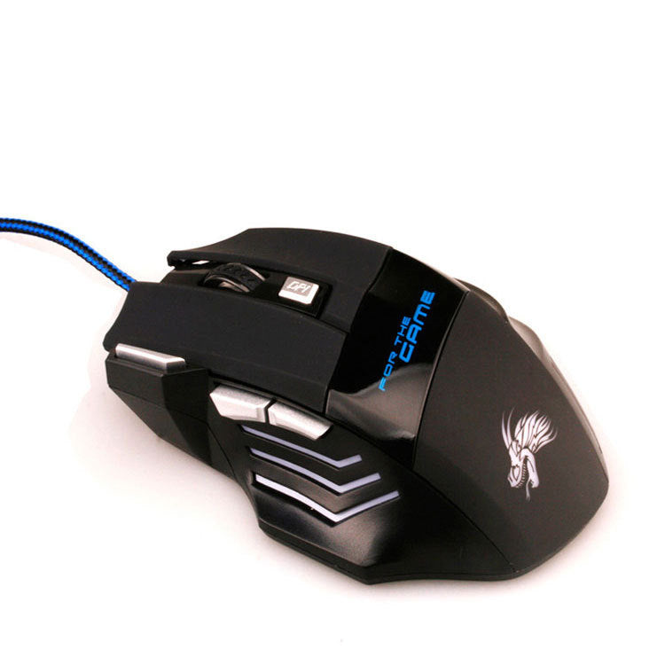 Souris gaming filaire RGB à 7 boutons programmables