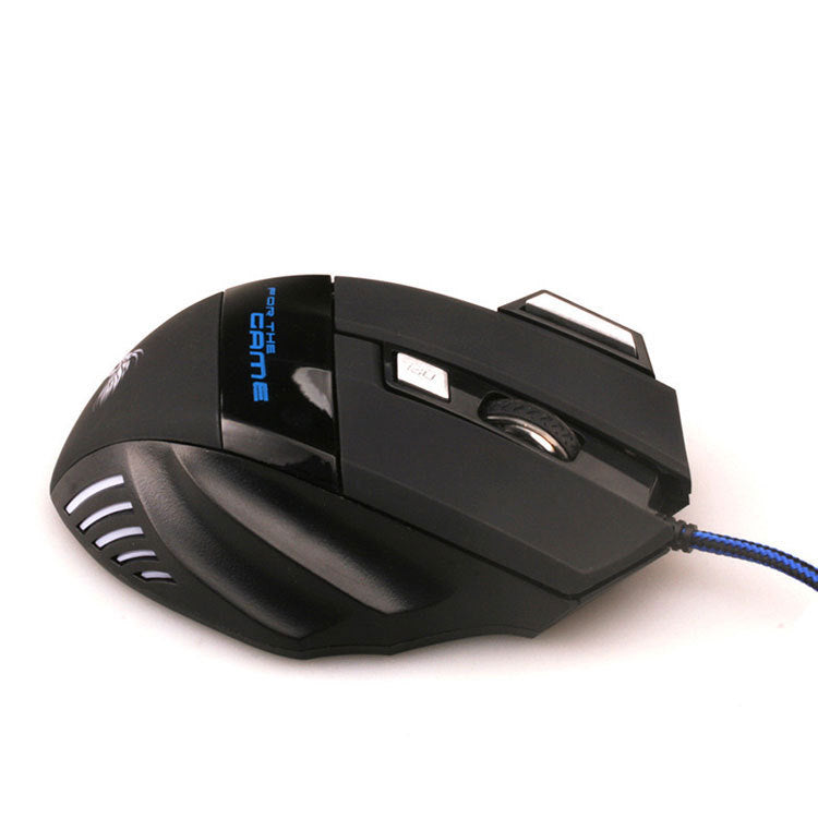 Souris gaming filaire RGB à 7 boutons programmables