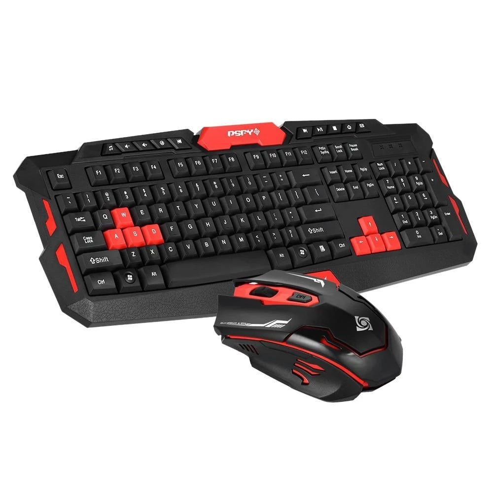 Combo clavier et souris gaming sans fil 2,4 GHz HK8100