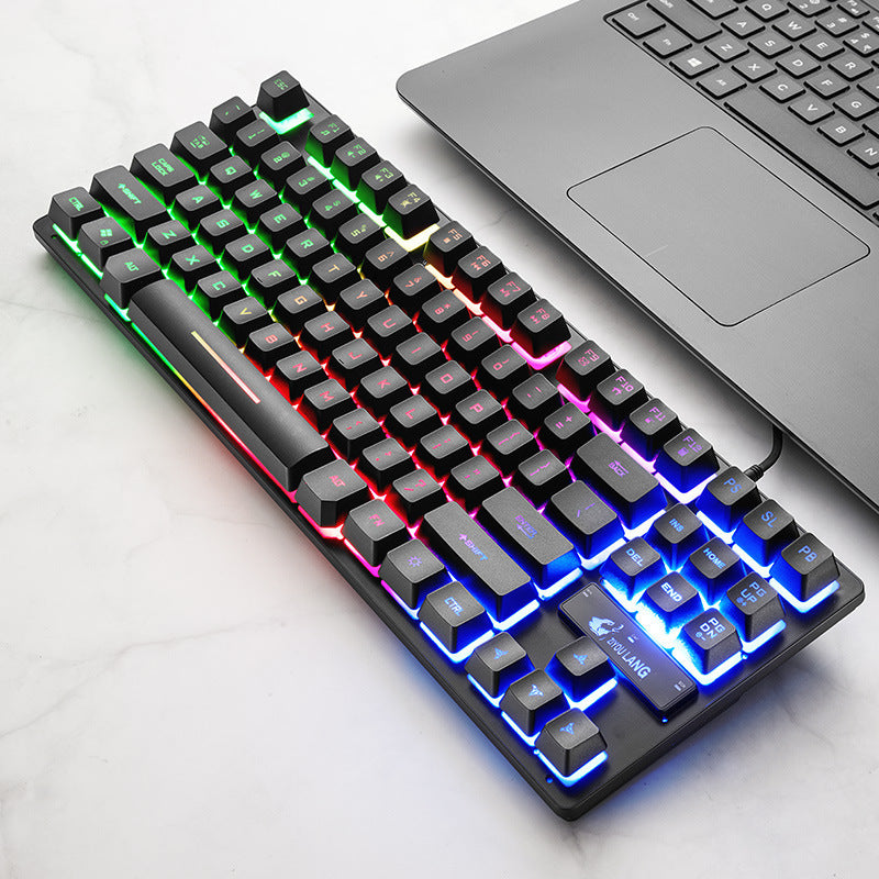 Clavier mécanique gaming filaire USB pour PC et ordinateur portable