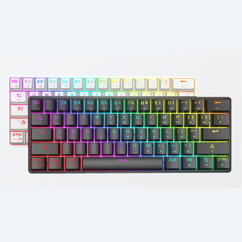 Clavier mécanique sans fil Bluetooth avec touches PBT colorées