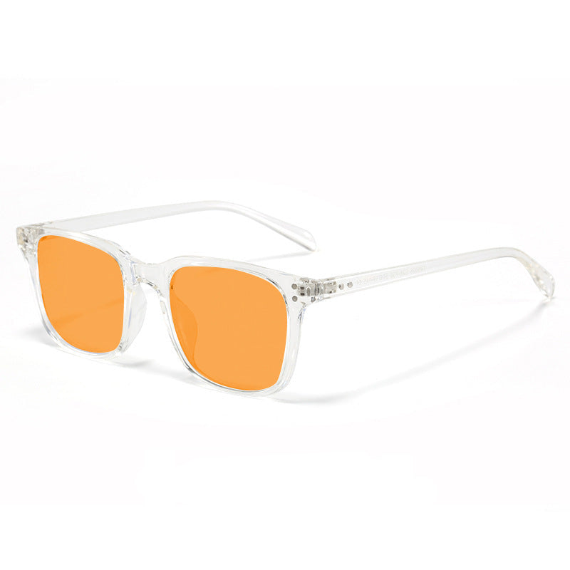 Lunettes anti-lumière bleue à verres ambrés photochromiques – coloris transparent