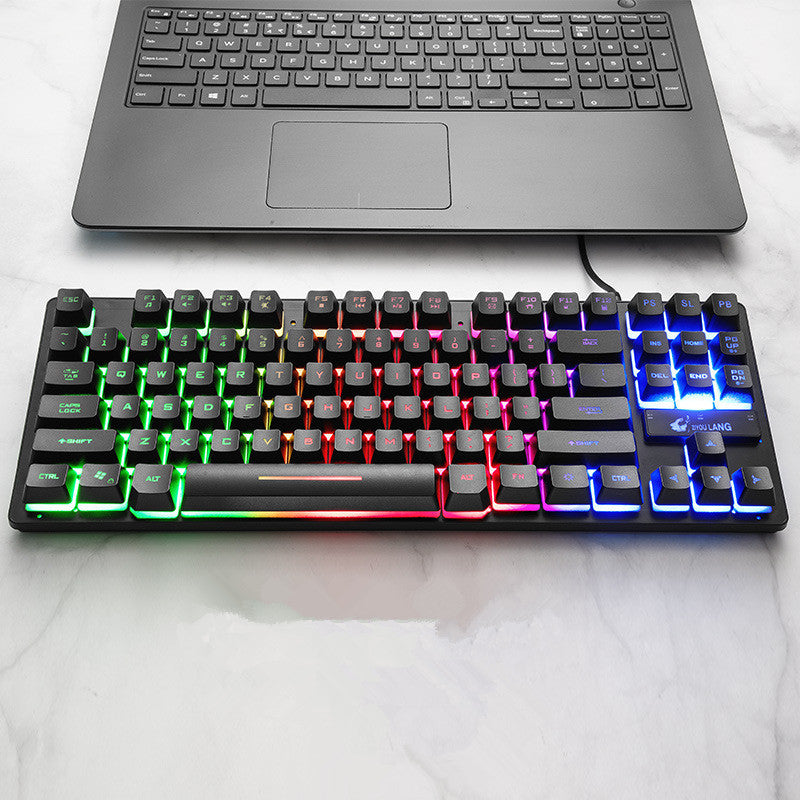 Clavier mécanique gaming filaire USB pour PC et ordinateur portable