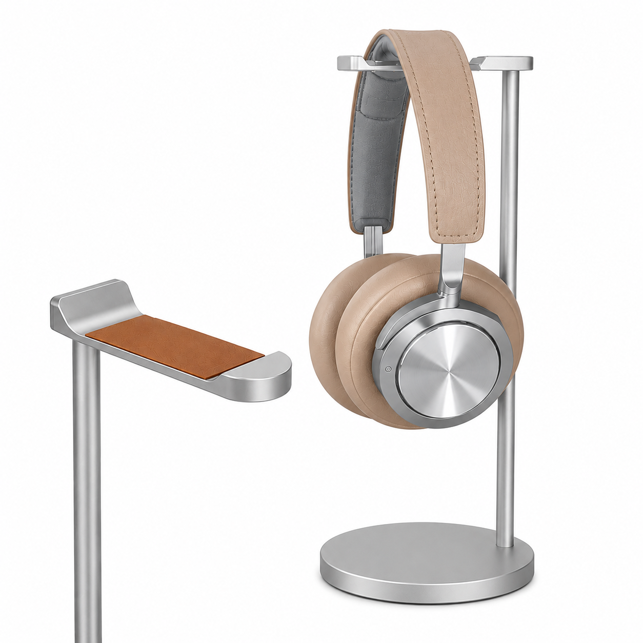 Support casque gaming en aluminium massif finition CNC premium