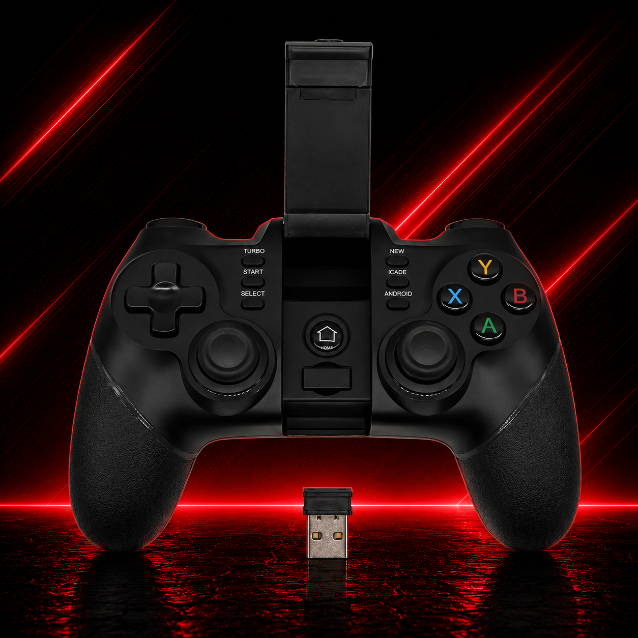 Manette de jeu filaire USB pour PC, Android et iOS