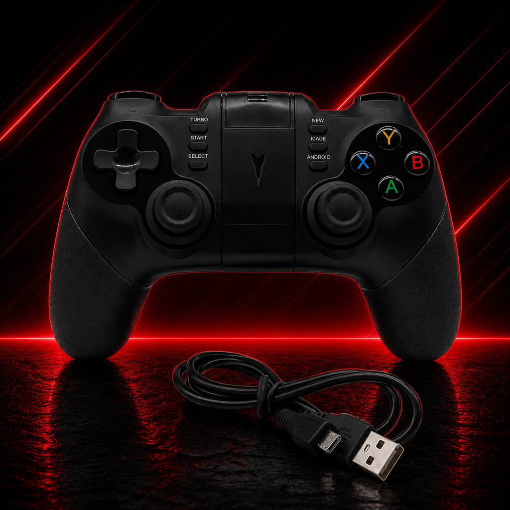 Manette de jeu filaire USB pour PC, Android et iOS