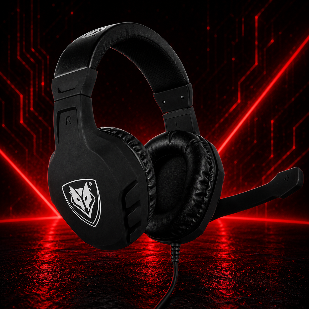 Casque gaming PS4 filaire stéréo avec micro pour PC et console