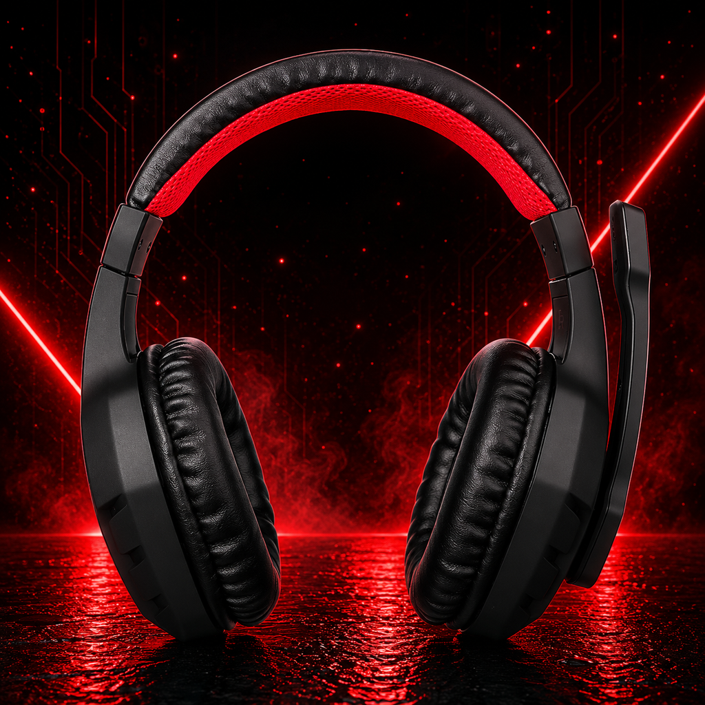 Casque gaming PS4 filaire stéréo avec micro pour PC et console