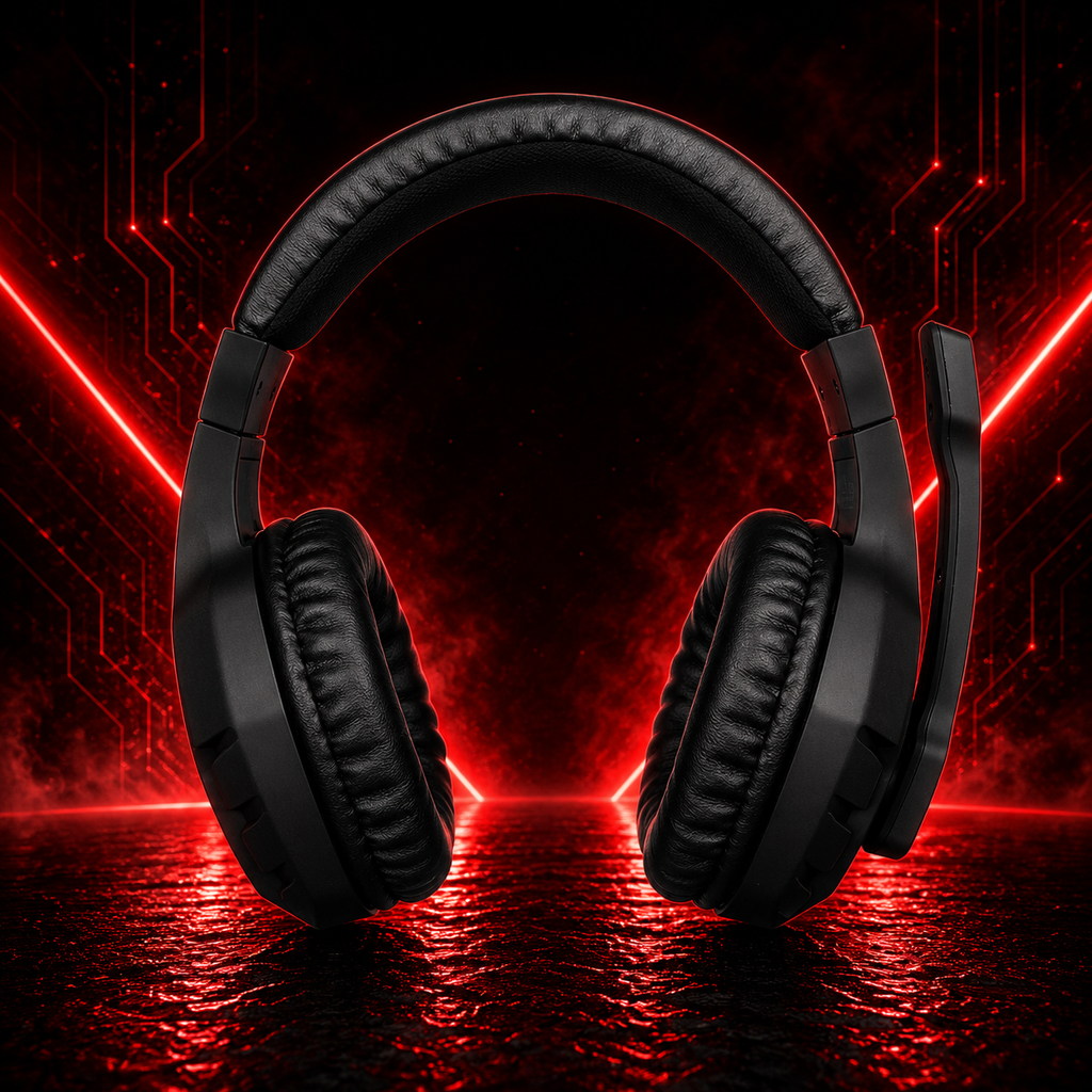 Casque gaming PS4 filaire stéréo avec micro pour PC et console