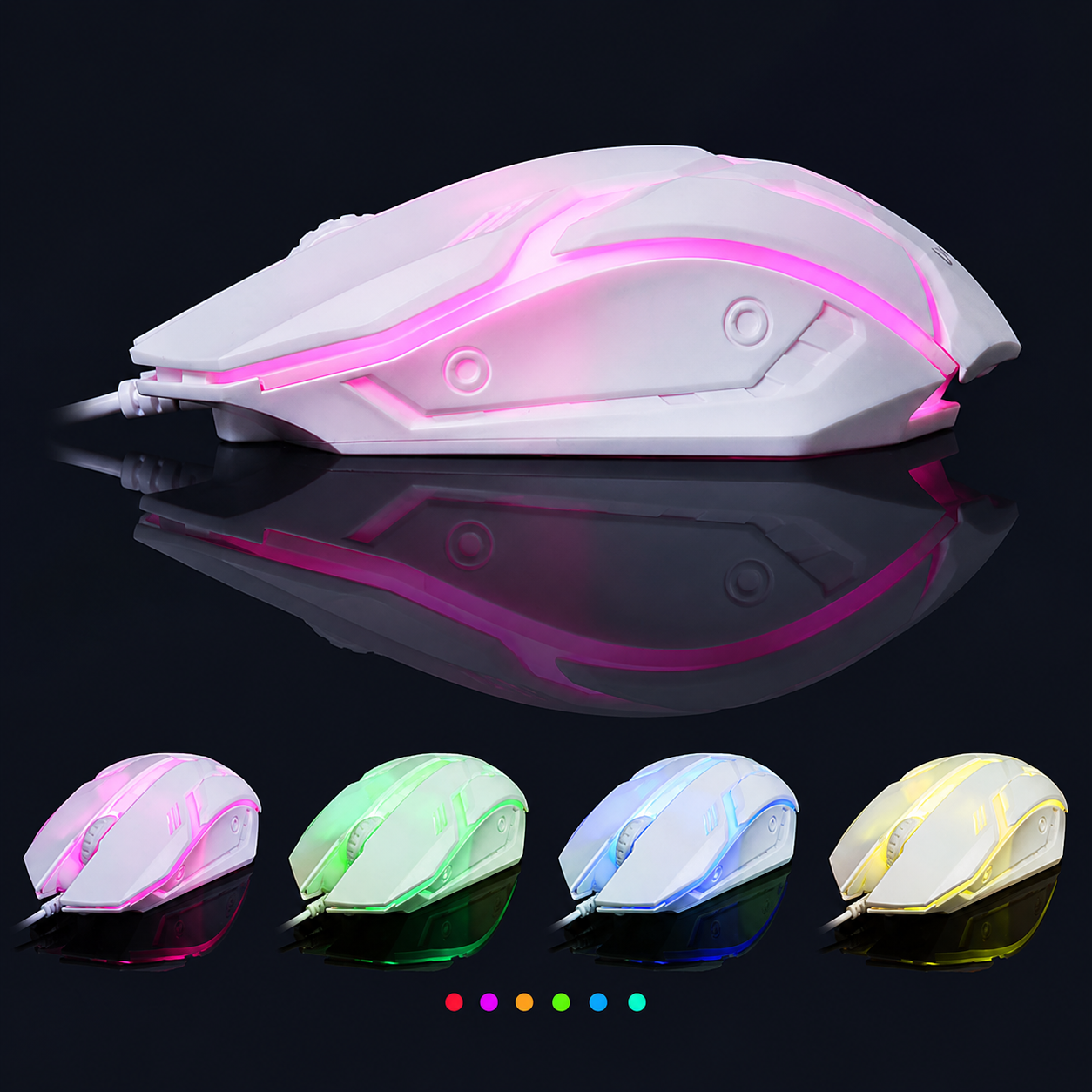 Set clavier et souris gaming GTX300 avec rétroéclairage lumineux