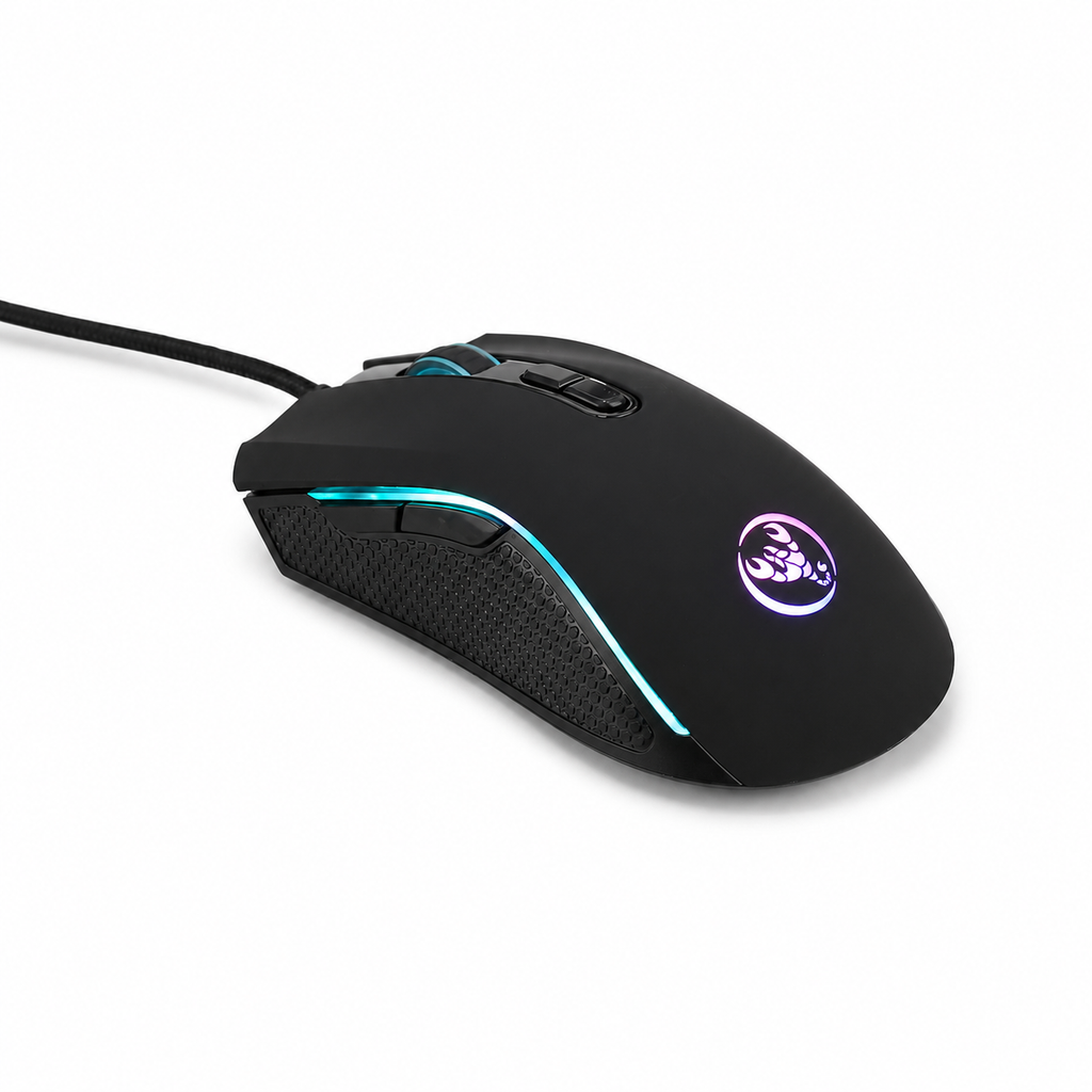 Clavier gaming filaire T20 noir avec rétroéclairage RGB multicolore