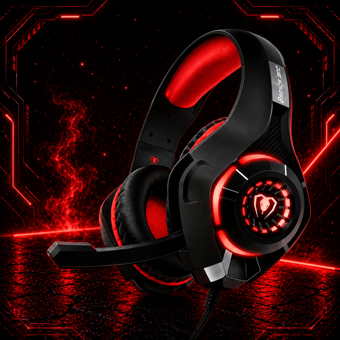 Casque Gaming Stéréo avec Micro & LED – PS4 / PC