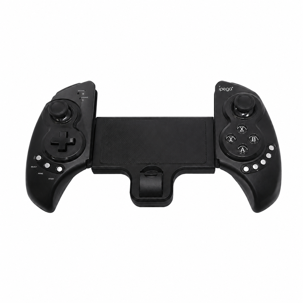 Manette de jeu ajustable pour smartphone et tablette, coloris noir et rouge