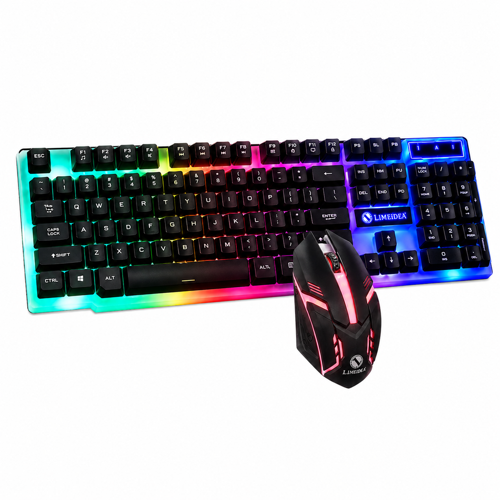 Set clavier et souris gaming lumineux GTX300 RGB