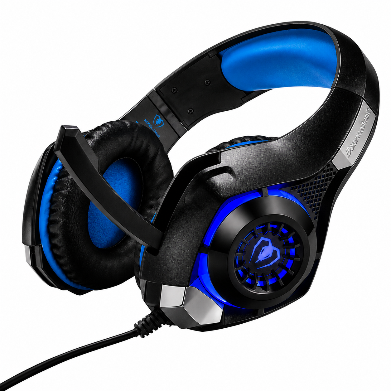 Casque gaming stéréo avec micro et LED, PS4 et PC