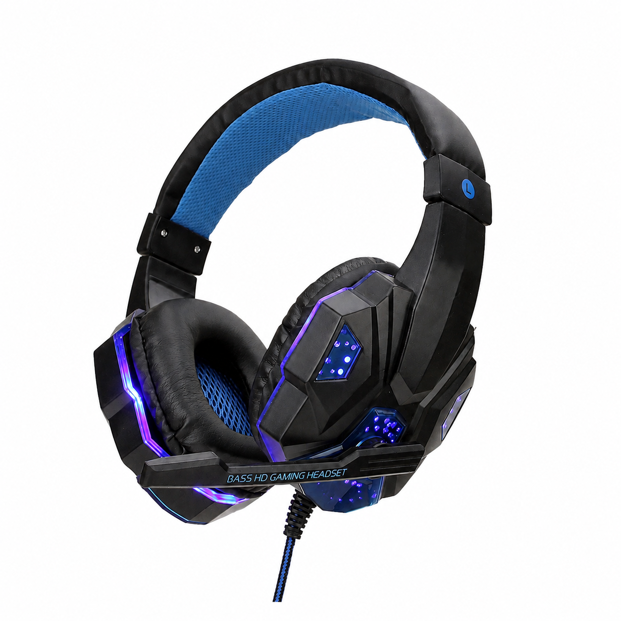 Casque gaming filaire LED avec micro – PC, PS4, Xbox