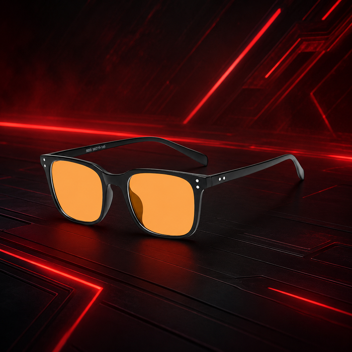 Lunettes anti-lumière bleue à verres ambrés photochromiques anti-UV – GaminGearstore