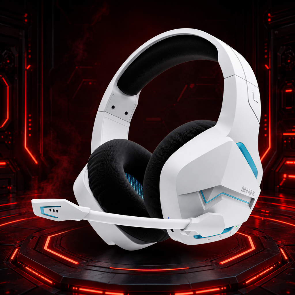 Casque Gaming Sans Fil RGB – 2,4 GHz, Bluetooth & Jack, Micro Antibruit