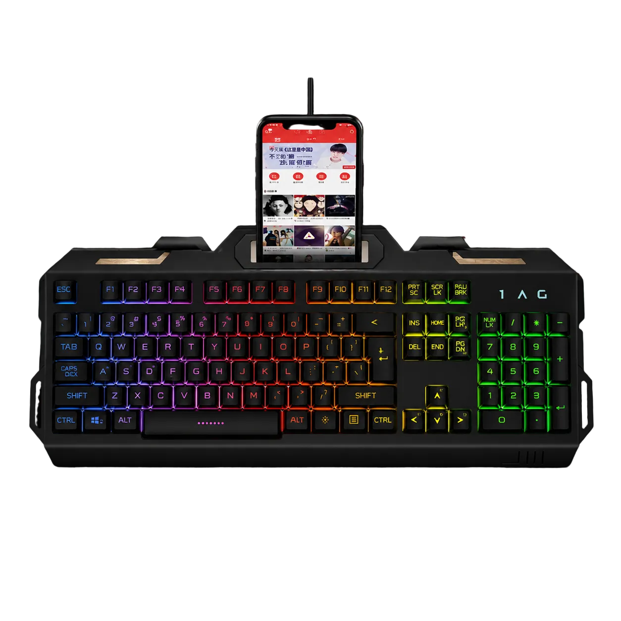 Clavier gaming à toucher mécanique rétroéclairé RGB